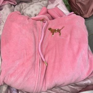 Love Pink Sequin Velvet jacket